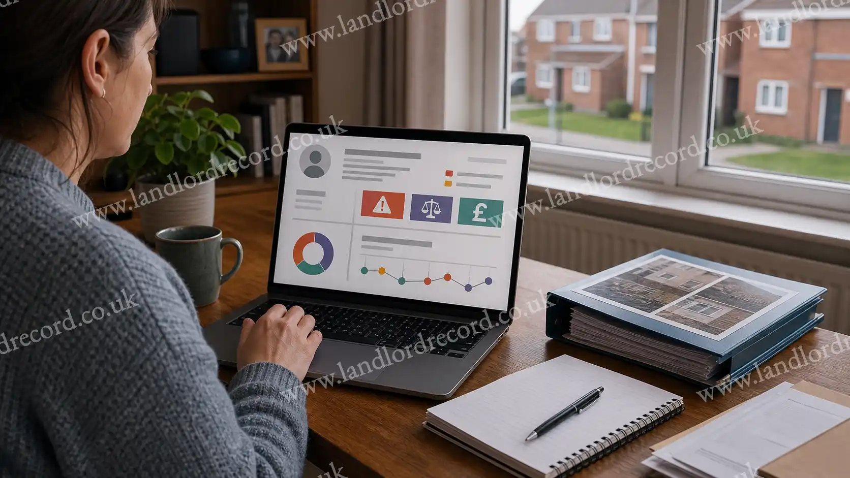 Tenant looking up a landlord's Ombudsman complaint record before making a complaint.