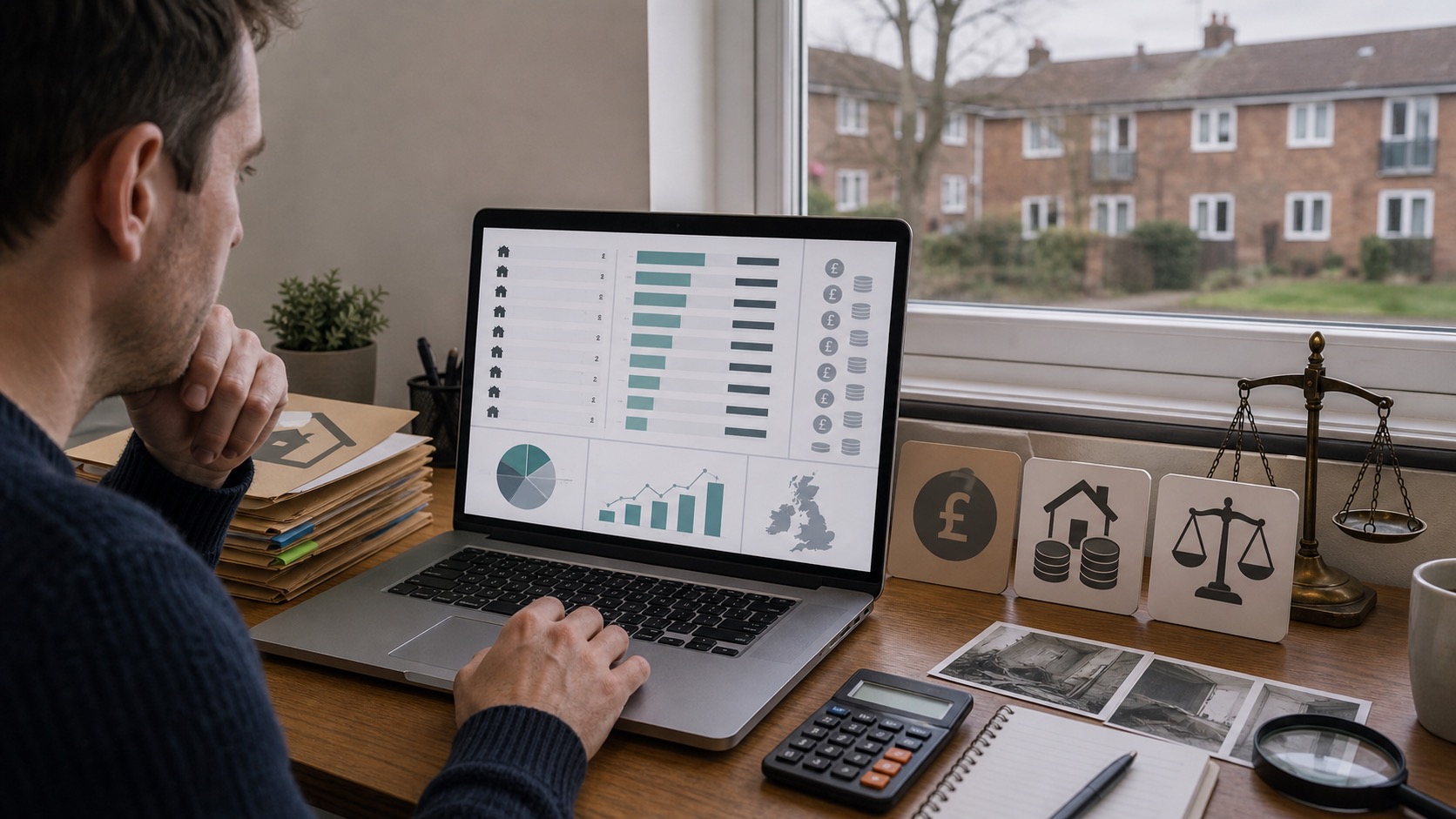 Data dashboard showing landlords ranked by total Housing Ombudsman compensation ordered.
