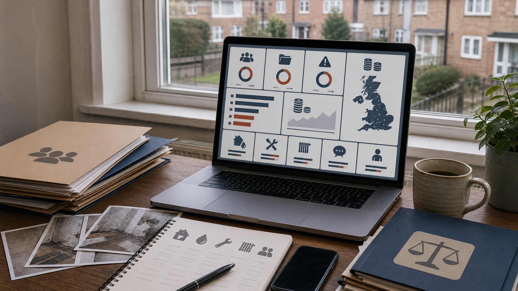 Sector dashboard summarising social housing complaint decisions, maladministration and compensation in 2026.